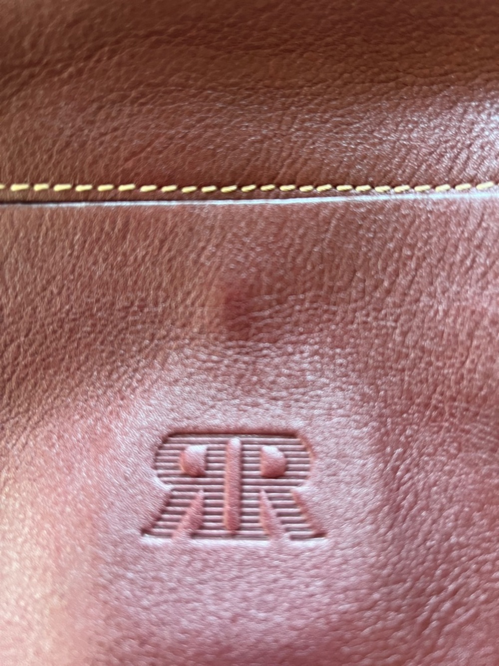 Pedro Rogado Pebbled Leather Buckle Shoulder Bag - Burgundy Merlot - EUC - Picture 7 of 7